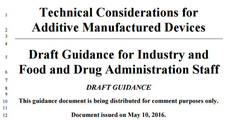 FDA Guidance